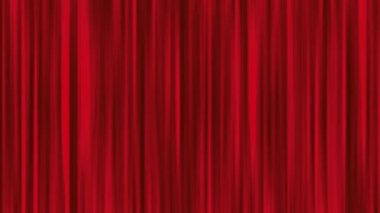 A sign in front of a curtain. High quality footage