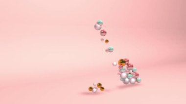 A close up of a necklace. High quality footage