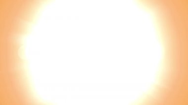 Arka planda bir günbatımı