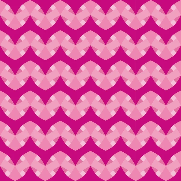 Geometrisches Muster mit rosa und violetten Verzierungen — Stockvektor