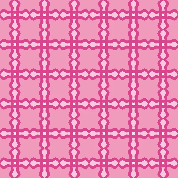 Patrón divertido con decoraciones de color rosa claro y oscuro — Archivo Imágenes Vectoriales
