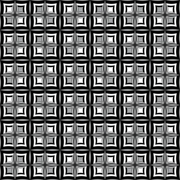 Padrão elegante com formas geométricas cinza preto e branco — Vetor de Stock