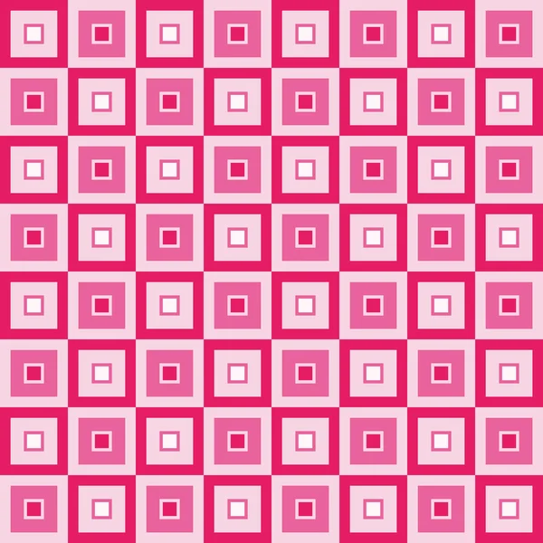 Koyu ve açık pembe kareler ile eğlenceli geometrik desen