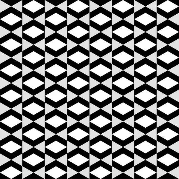 Beyaz gri ve siyah rhombus ile geometrik desen