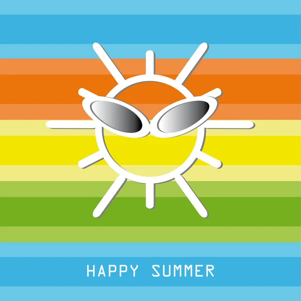 Feliz verano. — Vector de stock