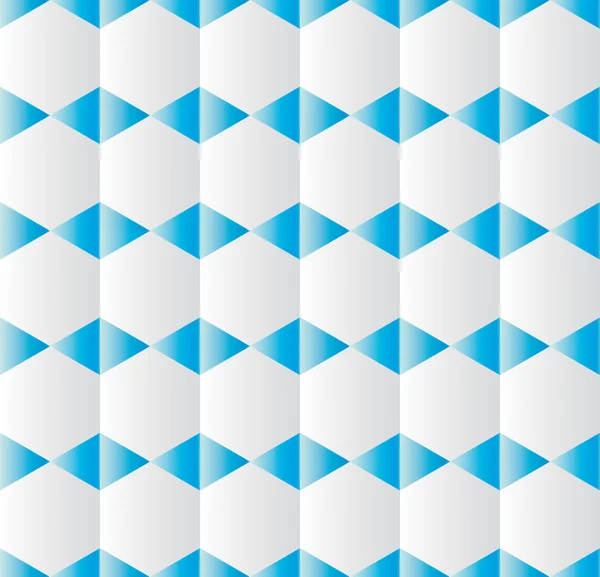 Abstrakter Hintergrund mit geometrischen Formen blau und grau im Relief — Stockvektor