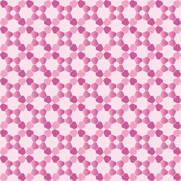 Muster mit stilisierten rosa Blüten — Stockvektor