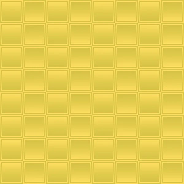 Modèle avec effet relief carrés dorés — Image vectorielle