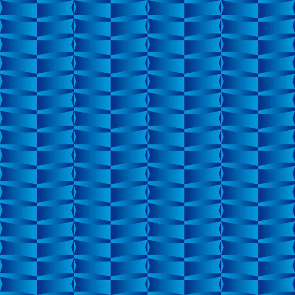 Muster mit dunkel- und hellblauen geometrischen Formen — Stockvektor
