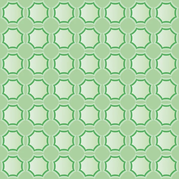 Açık ve koyu yeşil geometrik şekiller ile desen — Stok Vektör
