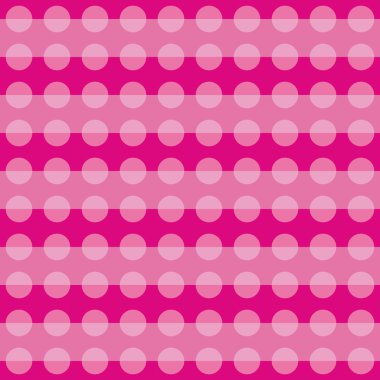 Pembe dairesel şekillerle geometrik desen