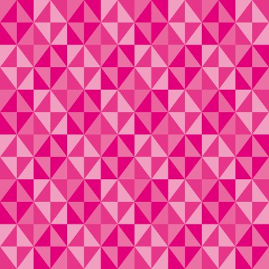 Geometrik eğlenceli desen açık ve koyu pembe elmas ile