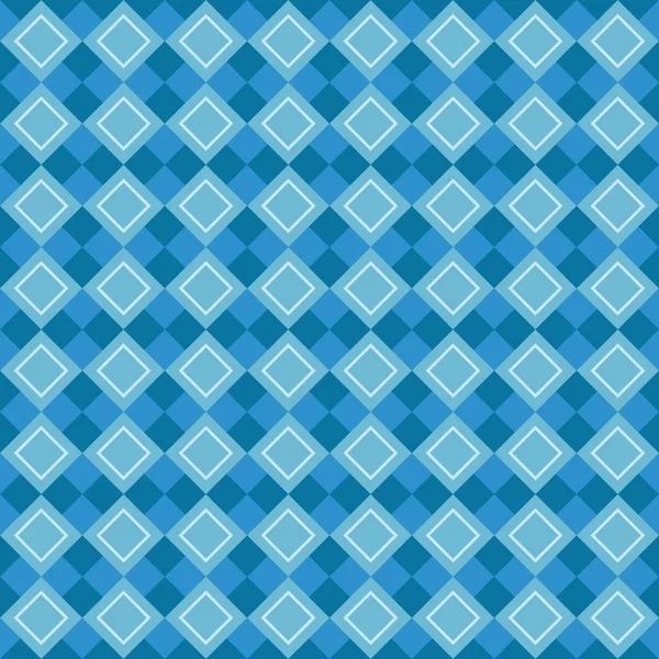 Geometrik eğlenceli desen ile açık ve koyu mavi rhombus