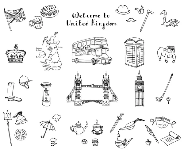 Лондон набір іконок — стоковий вектор