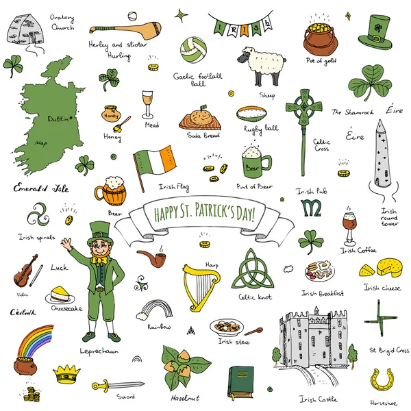 Feliz día de San Patricio. — Archivo Imágenes Vectoriales