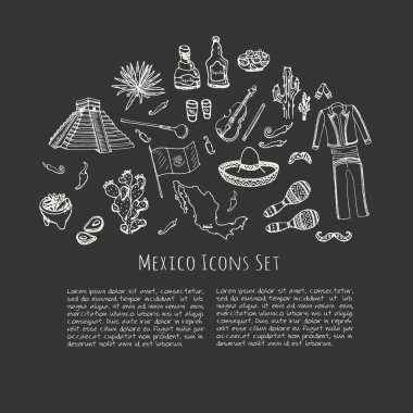 Meksika Icons set