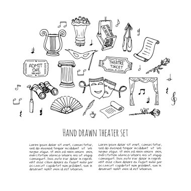 Tiyatro Icons set