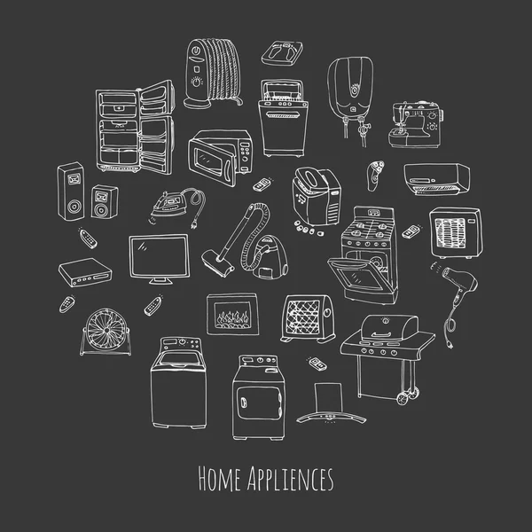 Iconos de electrodomésticos — Archivo Imágenes Vectoriales