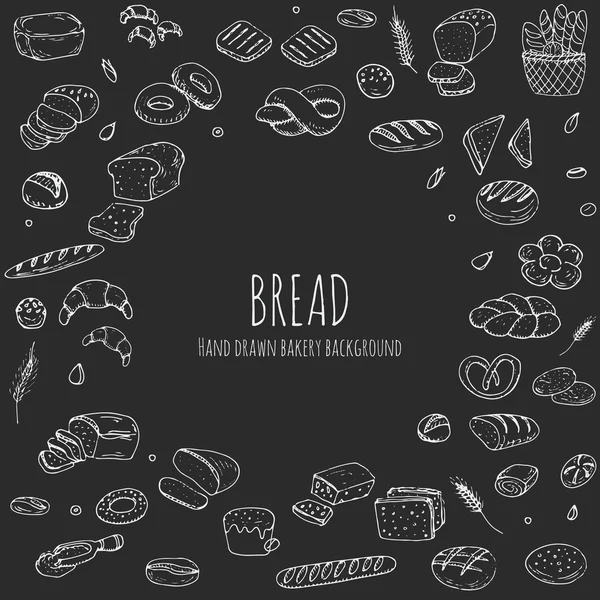 Sada ikon chleba — Stockový vektor