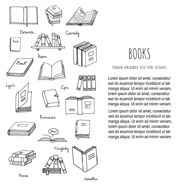 Książki i czytelnictwa — Wektor stockowy