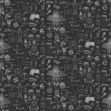 Brezilya Icons set