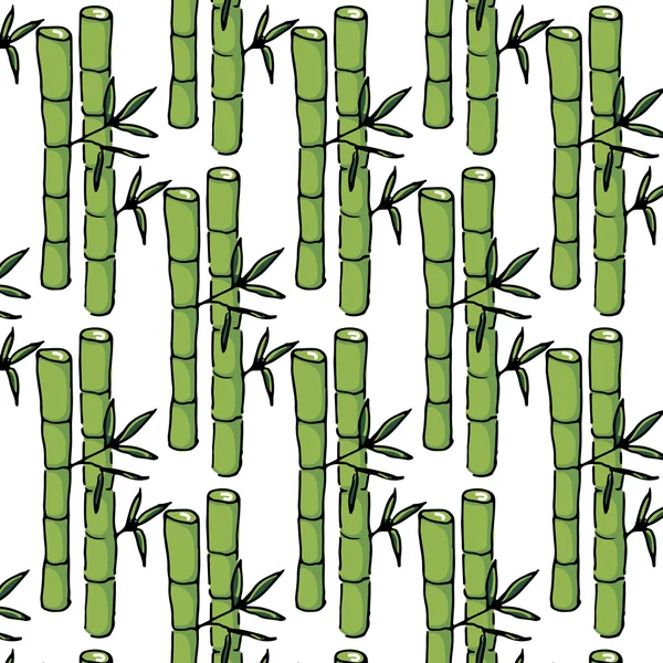 Bambus Symbole Hintergrund — Stockvektor
