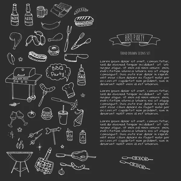 Barbekü Icons set