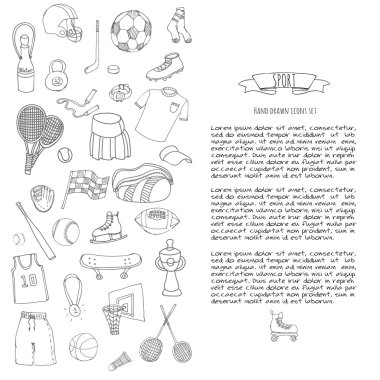 Spor Icons set