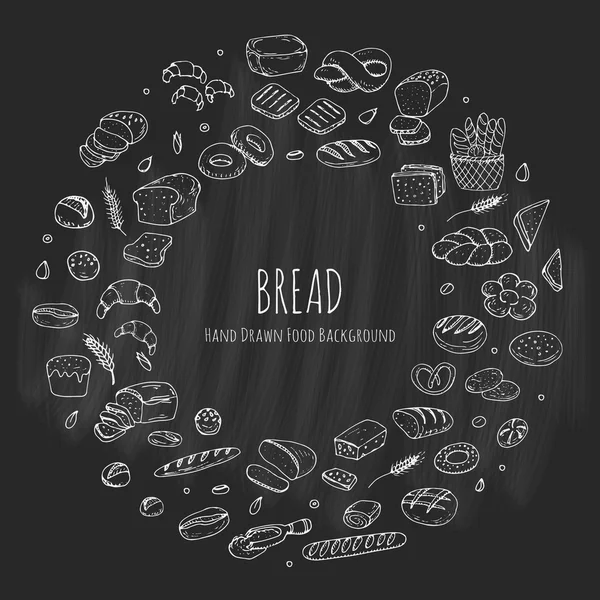 Sada ikon chleba — Stockový vektor