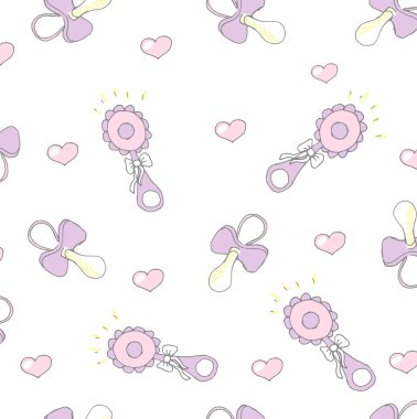 baby shower design icons
