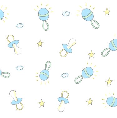 baby shower design icons clipart