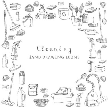 Cleaning symbols and tools
