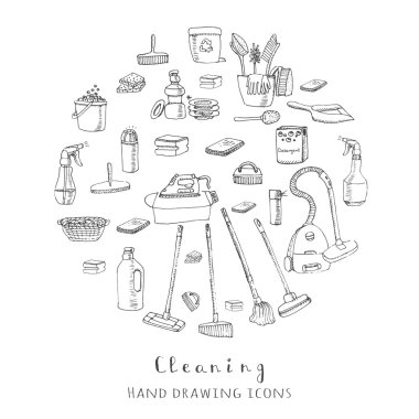 Cleaning symbols and tools