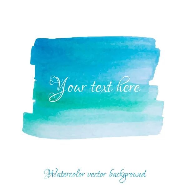 Handgezeichneter Aquarell-Hintergrund — Stockvektor