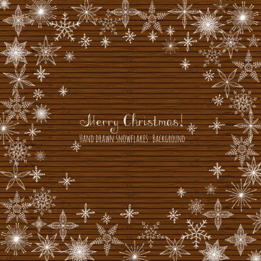 Noel kar taneleri süsleme