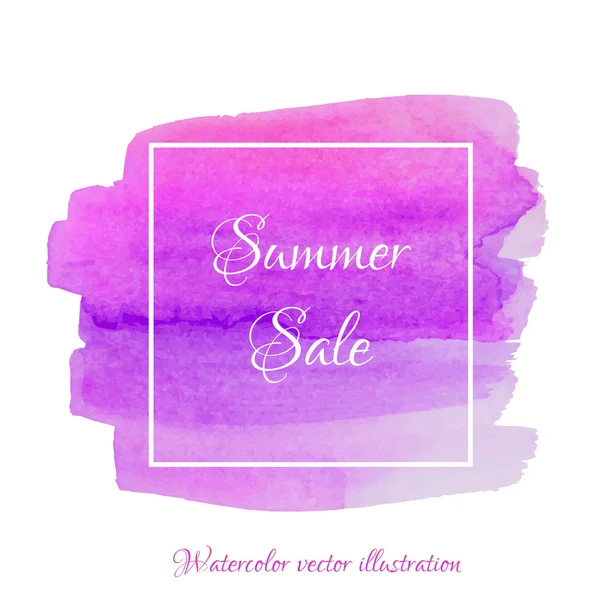 Bannière de vente d'été — Image vectorielle