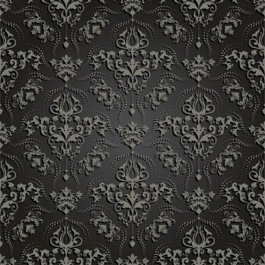 Damask Çiçeksiz desen.