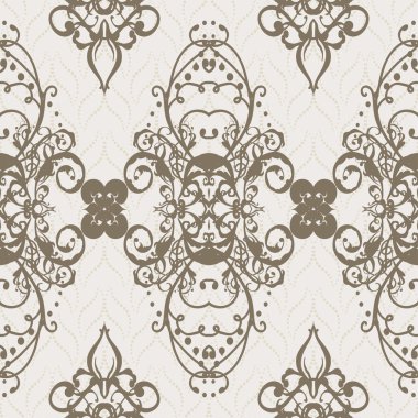 Damask Çiçeksiz desen.