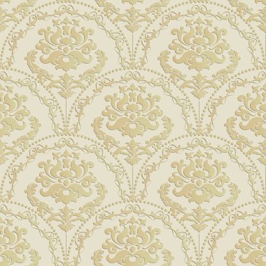 Damask Çiçeksiz desen.