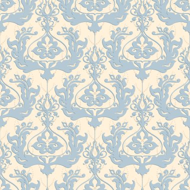 Damask Çiçeksiz desen.