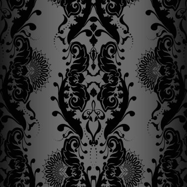 Damask Çiçeksiz desen.