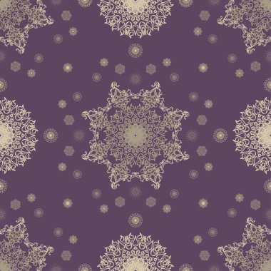 Dairesel vektör şablonu. Mandala. zarif desen.