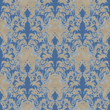 Damask Çiçeksiz desen.