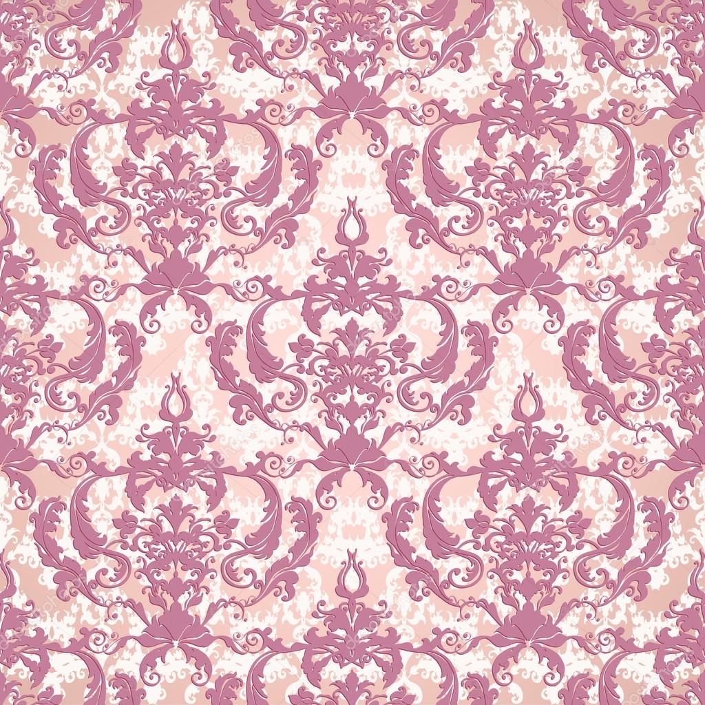 Damask seamless floral pattern.