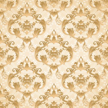 Damask Çiçeksiz desen.