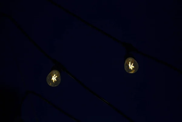 기간에 내부나 외부를 장식하는 사용되는 Led 전구를 스위치를 콜롬비아 중부의 — 스톡 사진