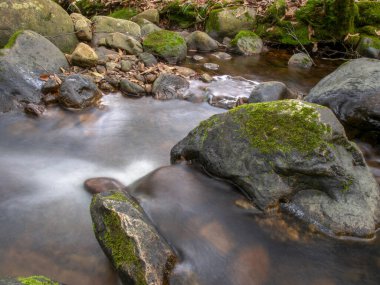 Kolombiya 'nın orta And Dağları' ndaki Villa de Leyva kasabası yakınlarındaki dağlık bir geçitte çoklu maruz kalma..