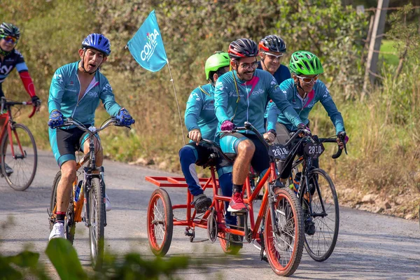 Villa Leyva Boyaca Colombia Diciembre 2019 Bicicletas Para Hombres Mujeres —  Fotos de Stock