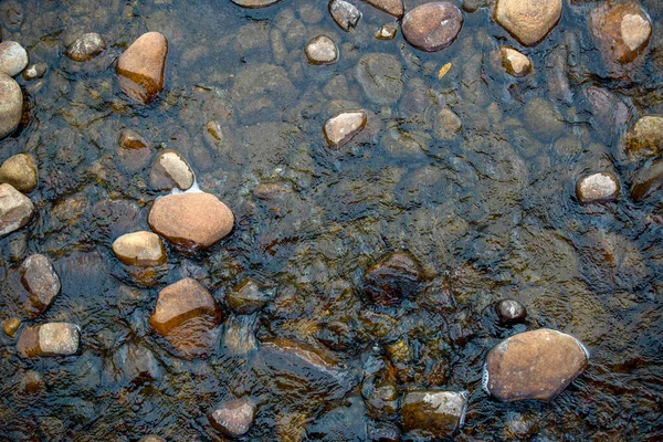 Najlepsze Zdjęcia Skał Rzecznych Zdobytych Nad Rzeką Valle Południu Departamentu — Zdjęcie stockowe