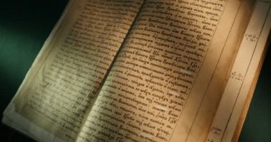 Kiev-Pecherska Lavra Eski-Slav Tarzı Gravürler Yazma Eski Kitap Paterik Kitap Sayfaları Dönüm Aziz Rahipler In Hayatından Episodes